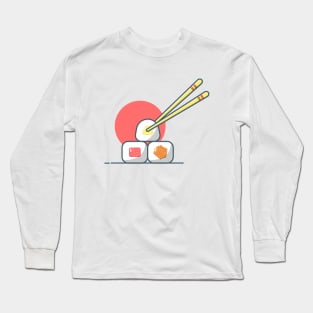 3 Sushi Roll Long Sleeve T-Shirt